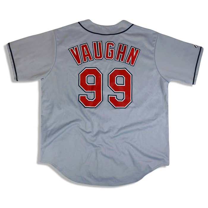 2000s Cleveland Indians Vaughn #99 Majestic Jersey (Away) XL