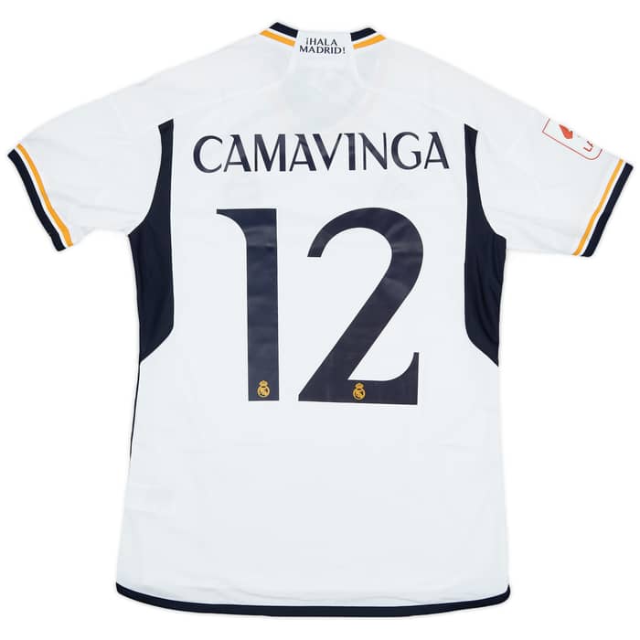 2023-24 Real Madrid Home Shirt Camavinga #12 (M)