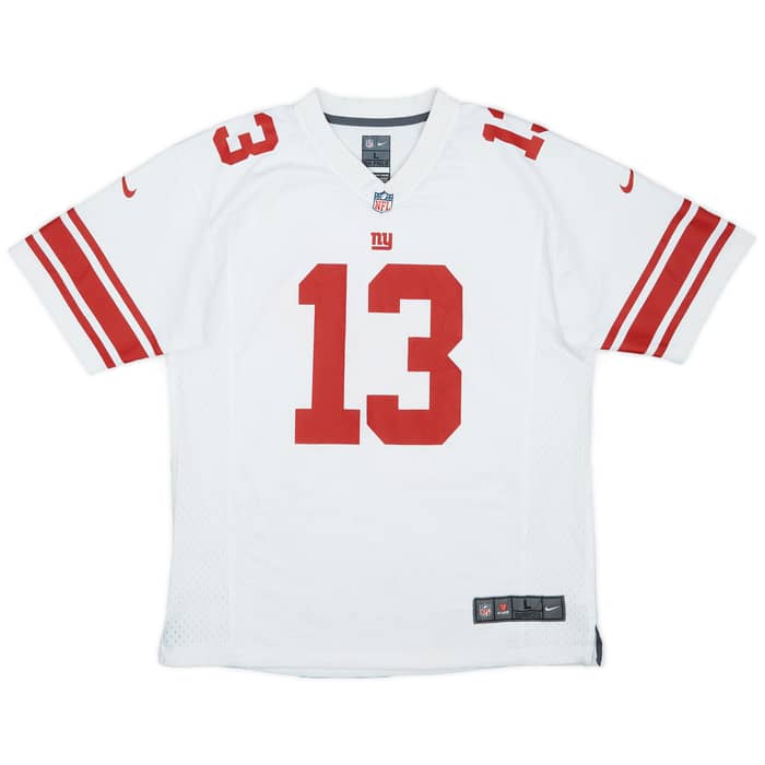 2014-18 New York Giants Beckham Jr #13 Nike Game Away Jersey - 5/10 - (L.Boys)