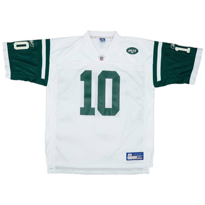 2002-04 New York Jets Pennington #10 Reebok On Field Away Jersey - 7/10 - (XL)