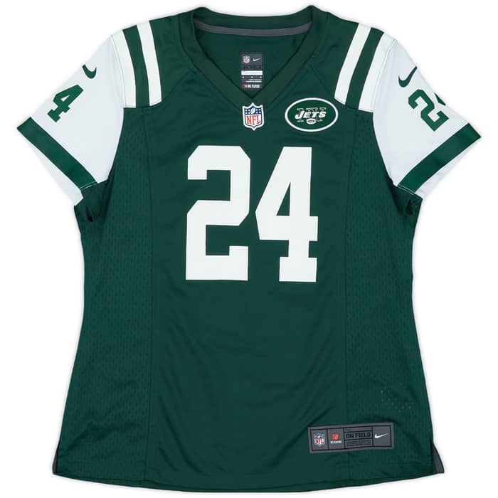2012 New York Jets Revis #24 Nike Game Home Jersey Womens - 9/10 - (M)