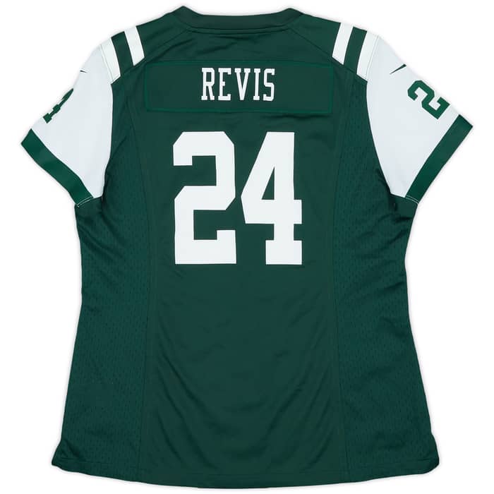 2012 New York Jets Revis #24 Nike Game Home Jersey Womens - 9/10 - (M)