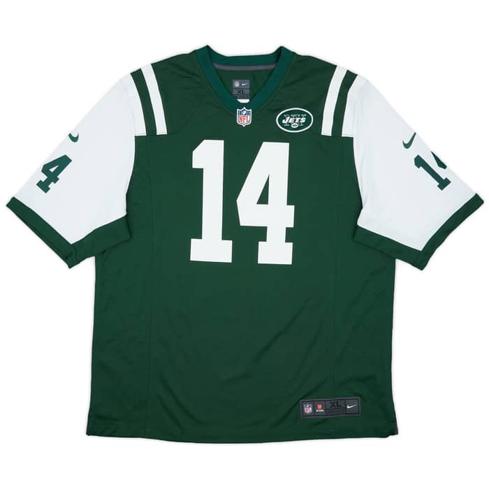 2015-16 New York Jets Fitzpatrick #14 Nike Game Home Jersey - 7/10 - (XL)
