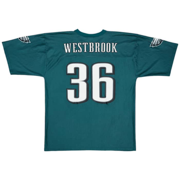 2005-06 Philadelphia Eagles Westbrook #36 NFL Replica Home Jersey - 5/10 - (L)