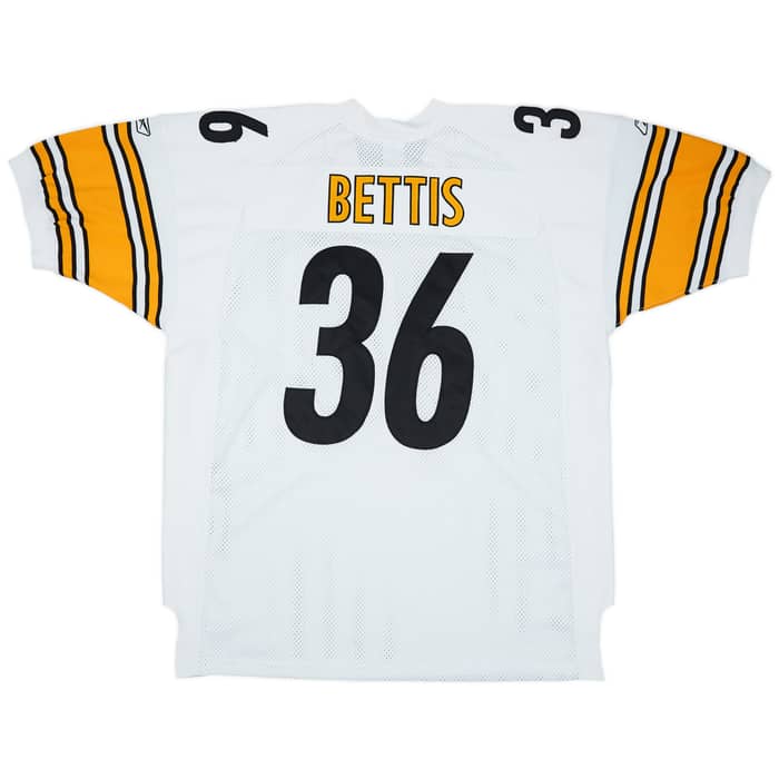 2002-04 Pittsburgh Steelers Bettis #36 Reebok Authentic Away Jersey - 9/10 - (XXL)