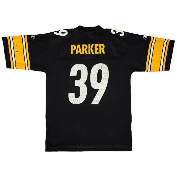 2005-06 Pittsburgh Steelers Parker #39 Reebok On Field Home Jersey - 5/10 - (M)