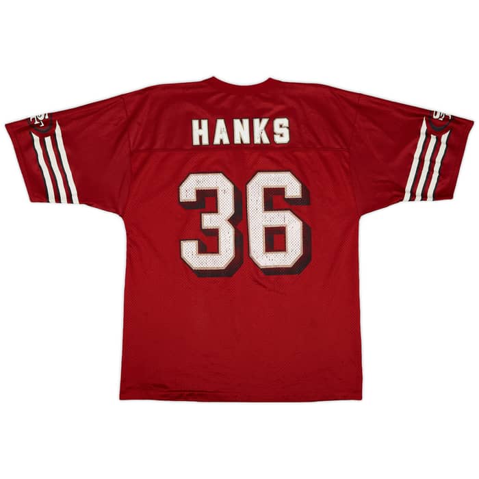 1996-98 San Francisco 49ers Hanks #36 Logo Athletic Home Jersey - 3/10 - (M)