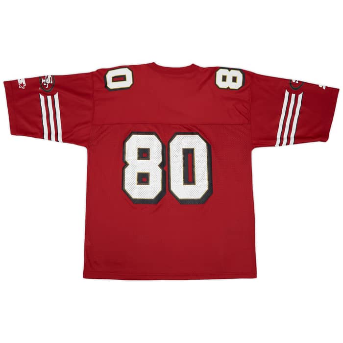1996-98 San Francisco 49ers Rice #80 Starter Home Jersey - 7/10 - (XL)