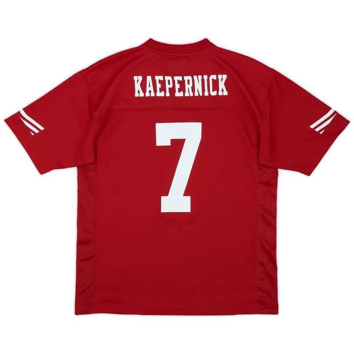 2012-16 San Francisco 49ers Kaepernick #7 NFL Replica Home Jersey - 6/10 - (L.Boys)
