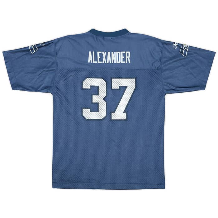 2005-06 Seattle Seahawks Alexander #37 Reebok Replica Home Jersey - 9/10 - (XL.Boys)