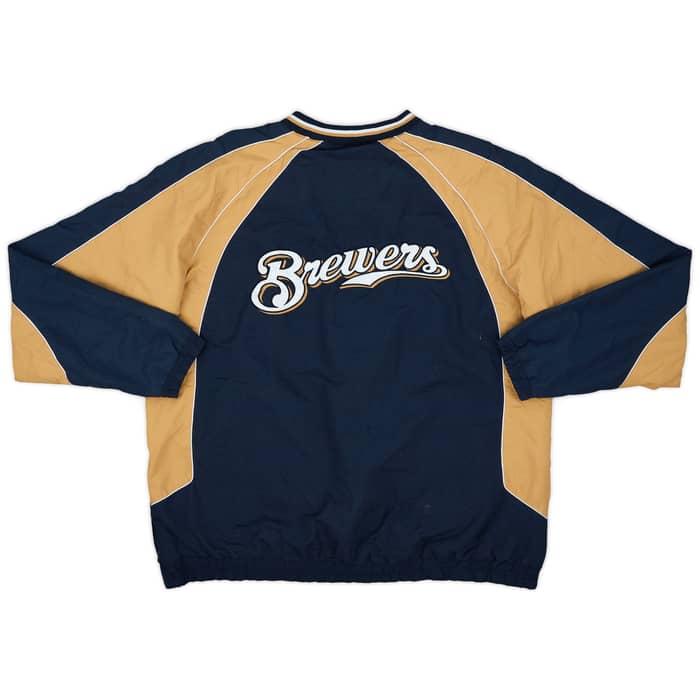 2000s Milwaukee Brewers MLB Pullover Windbreaker Jacket - 9/10 - (XL)