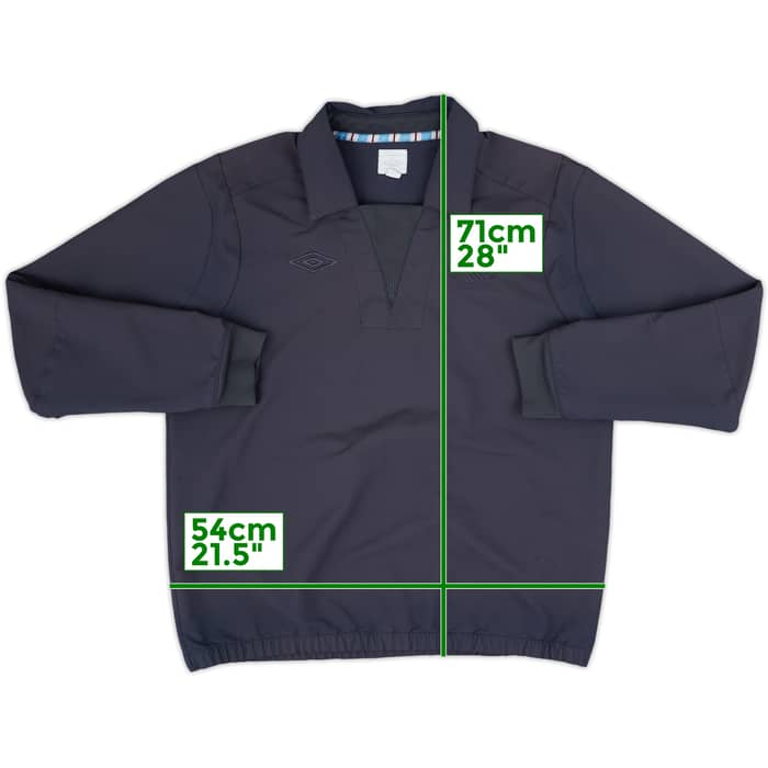 2010-11 Manchester City Umbro Drill Top - 8/10 - (L)