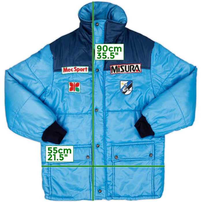 1983-85 Inter Milan Mecsport Hooded Padded Bench Coat - 8/10 - (M)