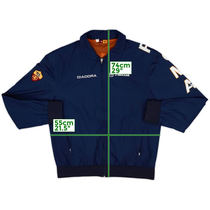 2005-06 Roma Diadora Track Jacket - 8/10 - (XL)