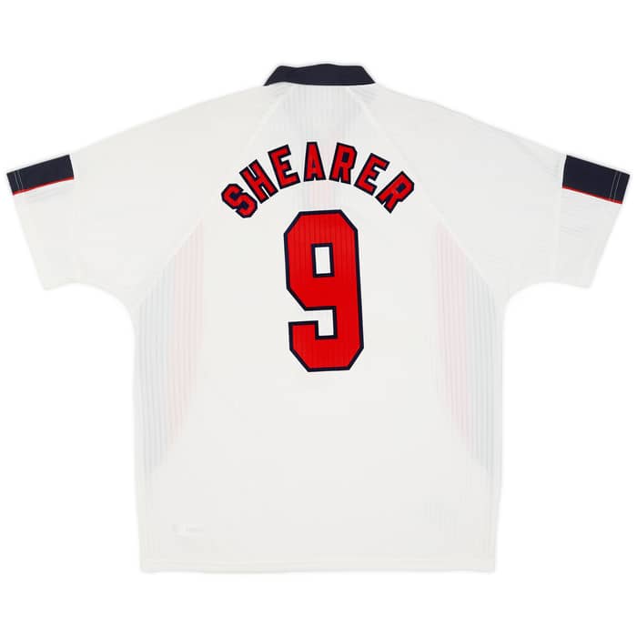 1997-99 England Home Shirt Shearer #9 (XL)