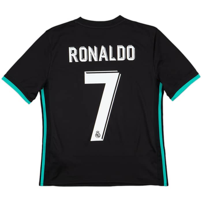 2017-18 Real Madrid Away Full Kit Ronaldo #7 - 8/10 - (L.Boys)