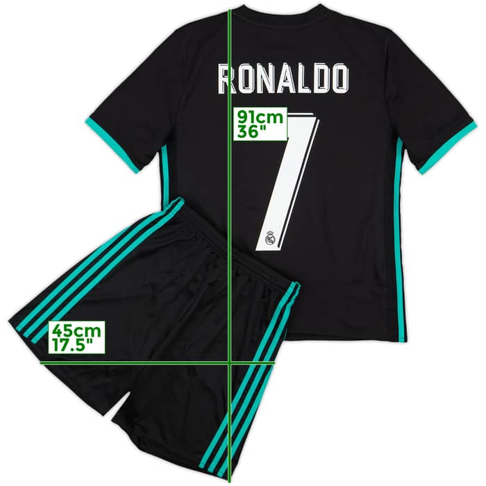 2018-19 Real Madrid Away Full Kit Ronaldo #7 - 8/10 - (XS)