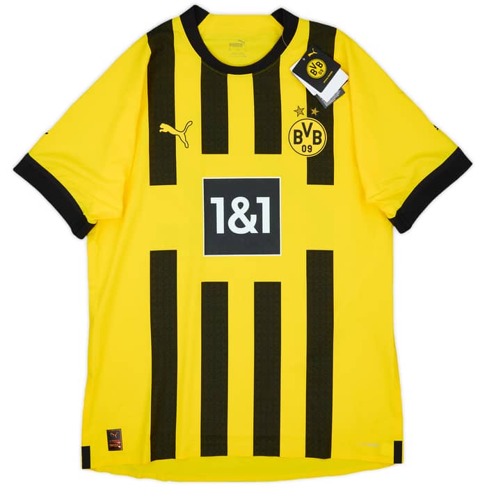 2022-23 Dortmund Authentic Home Shirt Bellingham #22 (XXL)