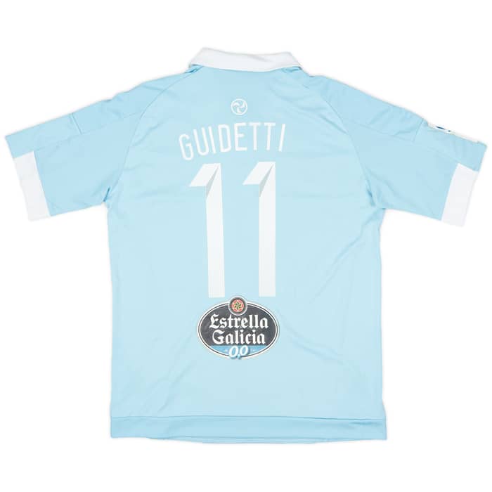 2015-16 Celta Vigo Home Shirt Guidetti #11 - 7/10 - (M)