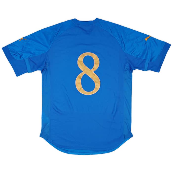 2004-06 Italy Match Issue Home Shirt #8
