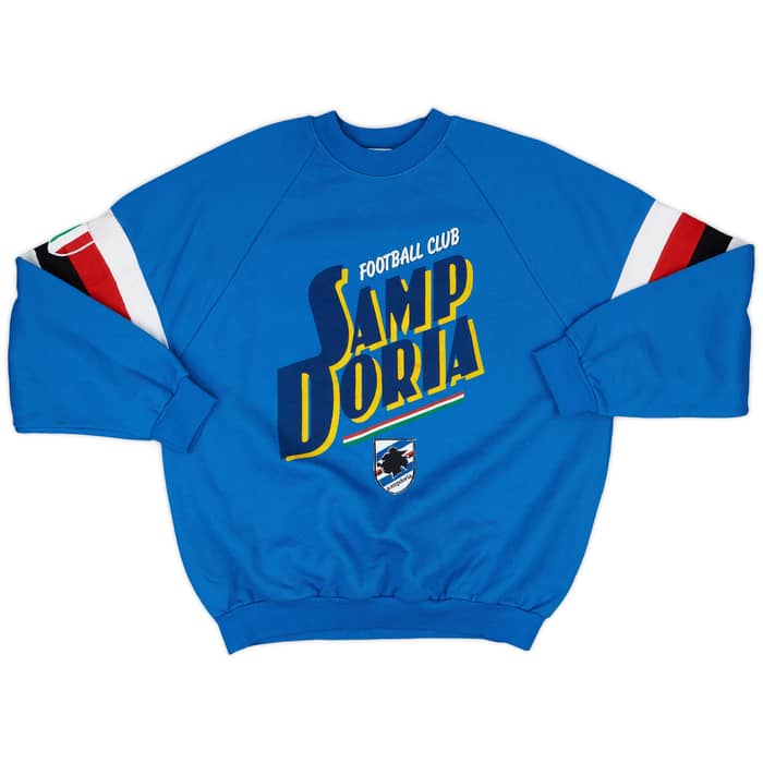 1990-91 Sampdoria Le Felpe Dei Grandi Club Sweat Top - 8/10 - (L)