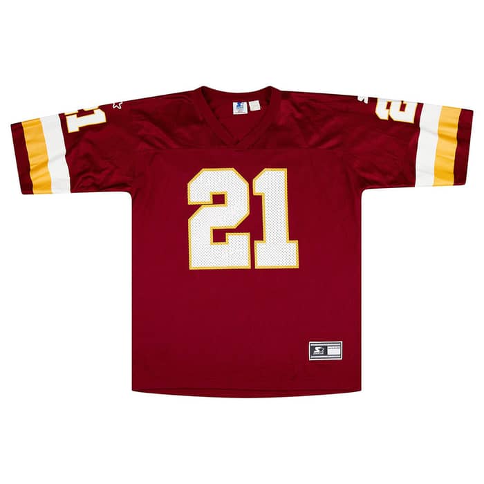 1995-98 Washington Redskins Allen #12 Starter Jersey (Home) L