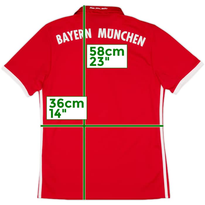 2016-17 Bayern Munich Home Shirt - 9/10 - (S)