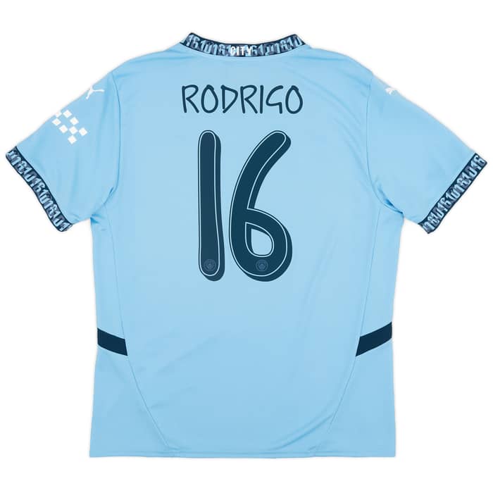 2024-25 Manchester City Home Shirt Rodrigo #16
