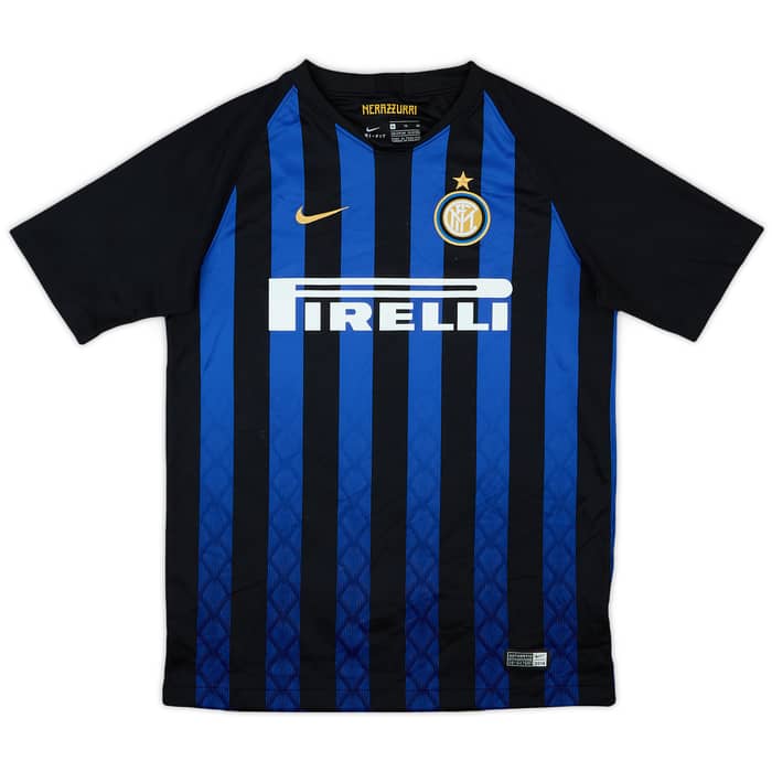 2018-19 Inter Milan Home Shirt - 7/10 - (XL.Boys)