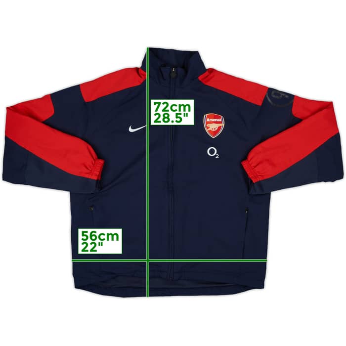 2004-05 Arsenal Nike Track Jacket - 9/10 - (M)