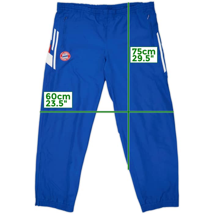 1998-99 Bayern Munich adidas Track Pants/Bottoms - 5/10 - (XL)