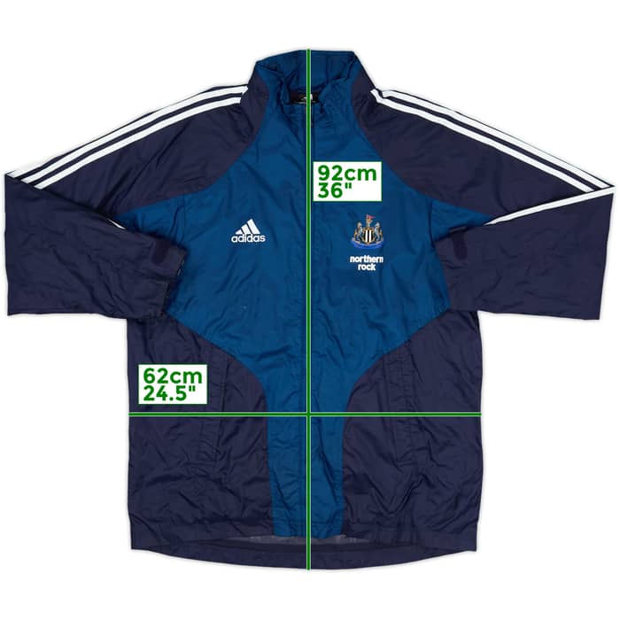 2004-05 Newcastle United adidas Hooded Rain Jacket - 7/10 - (M)