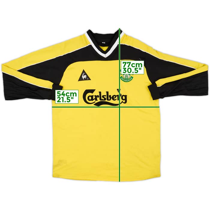 2002-03 Hibernian GK Shirt - 8/10 - (M)