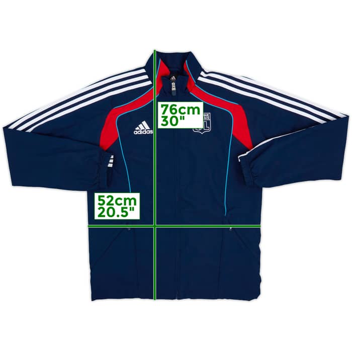 2010-11 Lyon adidas Track Jacket - 9/10 - (S/M)