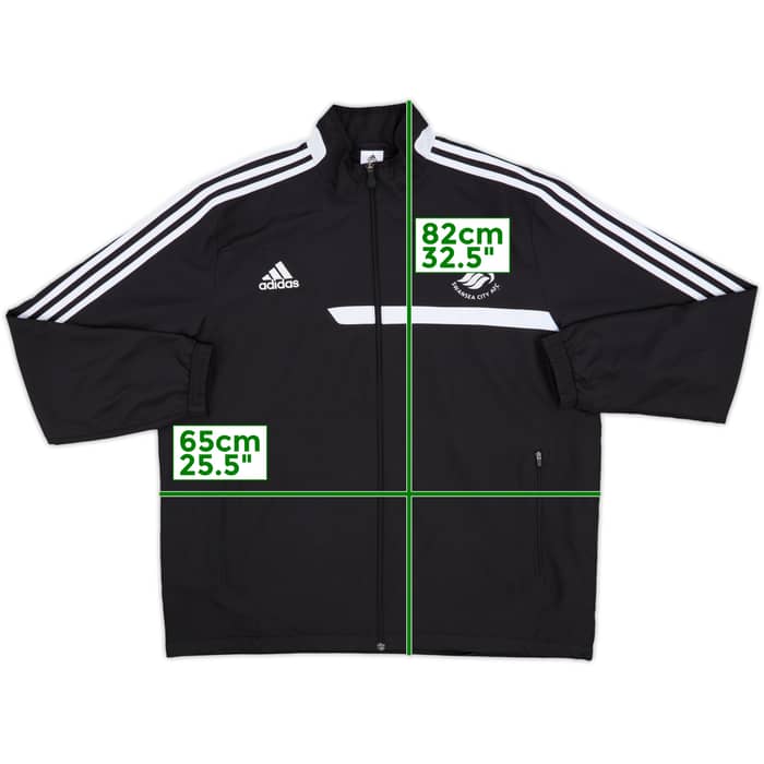 2013-14 Swansea adidas Track Jacket - 9/10 - (XL)