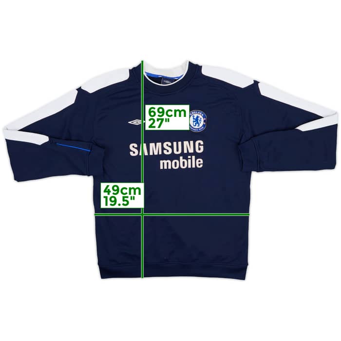 2007-08 Chelsea adidas Sweat Top - 7/10 - (L)