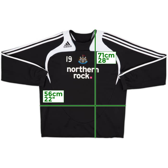 2008-09 Newcastle adidas Player Issue Sweat Top #19 - 8/10 - (L/XL)