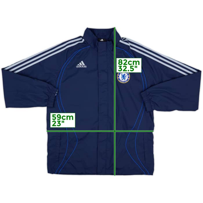 2006-07 Chelsea adidas Hooded Rain Jacket - 10/10 - (M)