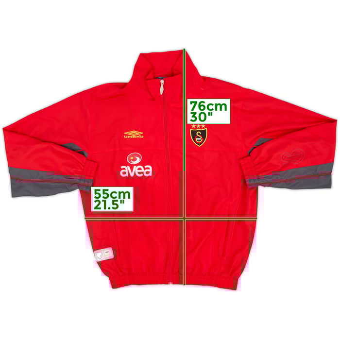 2003-04 Galatasaray Umbro Track Jacket - 8/10 - (L.Boys)