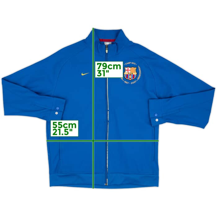 2007-08 Barcelona Nike Track Jacket - 7/10 - (L)
