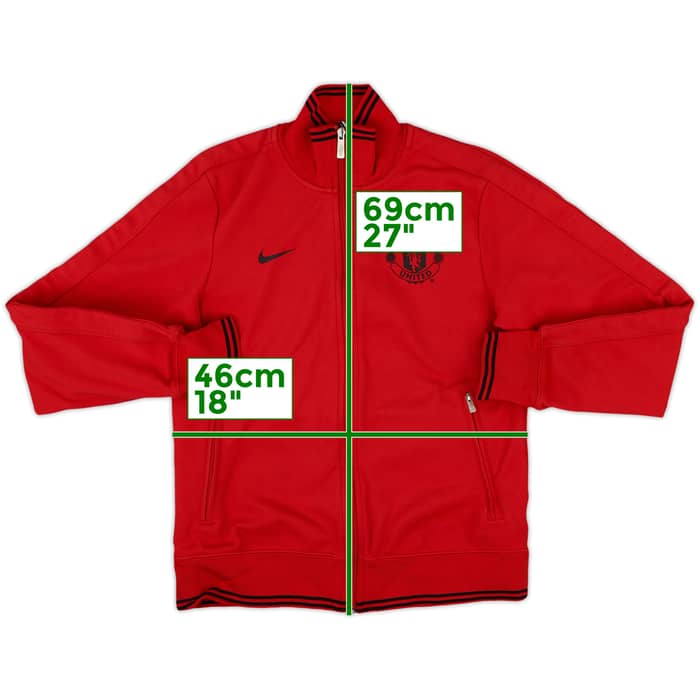 2012-13 Manchester United Nike Track Jacket - 8/10 - (S)