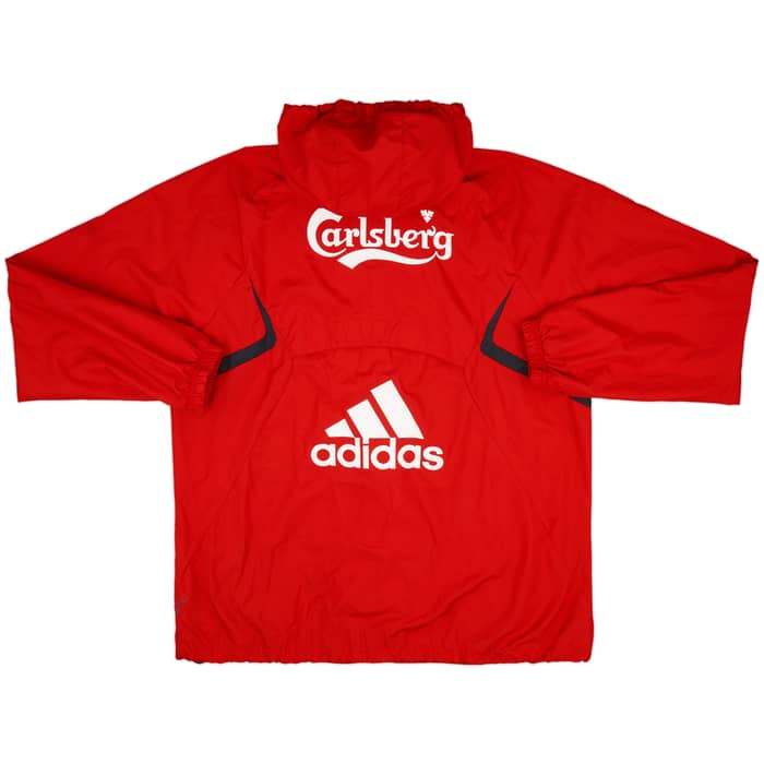 2009-10 Liverpool adidas Hooded Rain Jacket - 6/10 - (L)