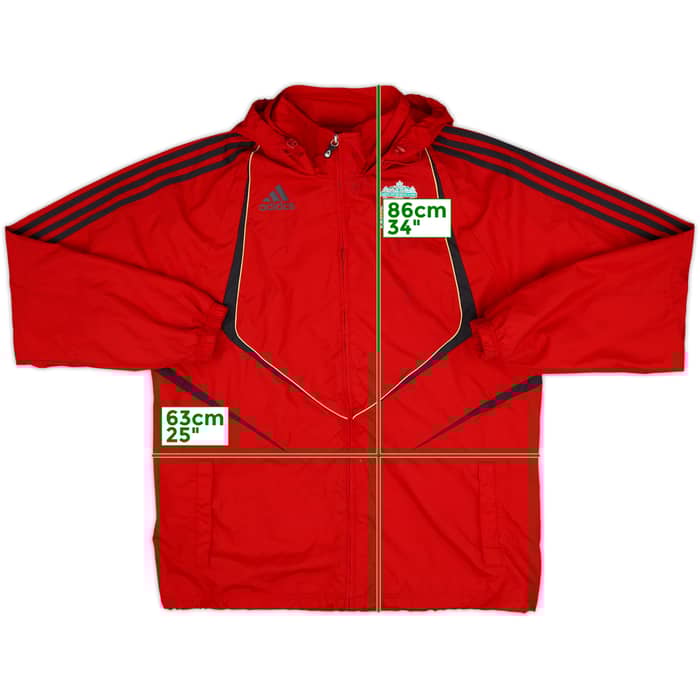 2009-10 Liverpool adidas Hooded Rain Jacket - 6/10 - (L)