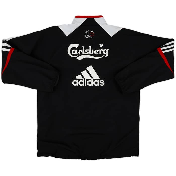 2007-08 Liverpool adidas 1/4 Zip Drill Top - 8/10 - (S/M)