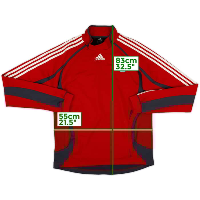 2006-07 Liverpool adidas Formotion Drill Top - 9/10 - (L/XL)