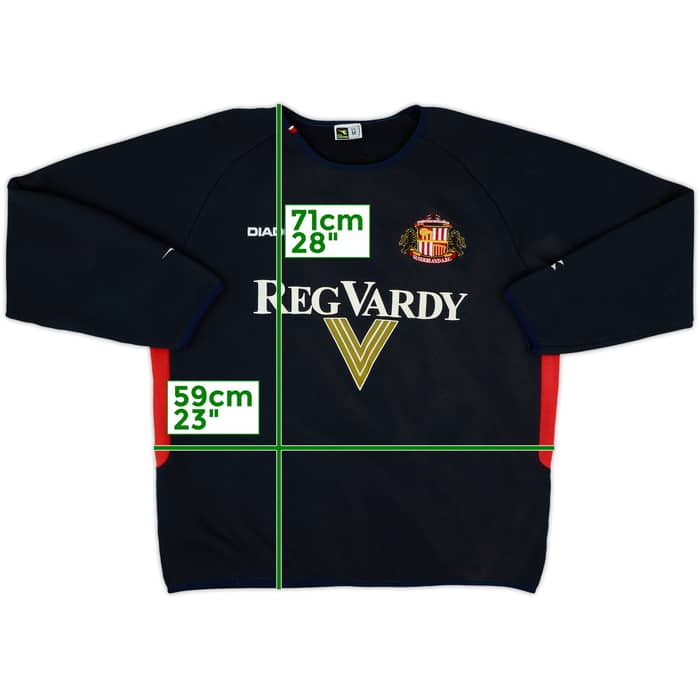 2004-05 Sunderland Diadora Sweat Top - 6/10 - (M)