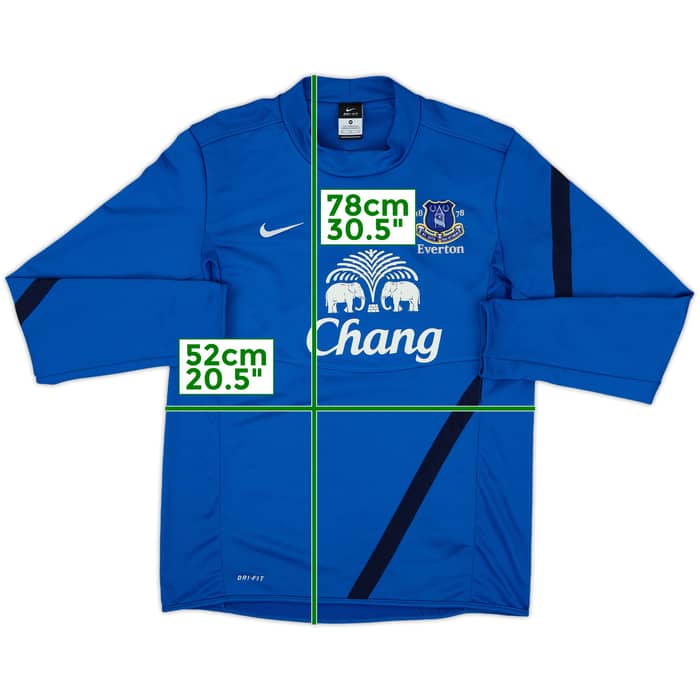 2012-13 Everton Nike Sweat Top - 8/10 - (M)