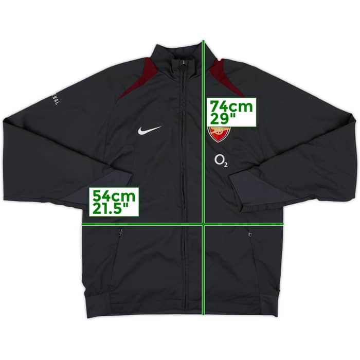 2005-06 Arsenal Nike Track Jacket - 8/10 - (M)