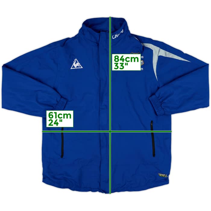 2011-12 Everton Le Coq Sportif Hooded Rain Jacket - 8/10 - (L)