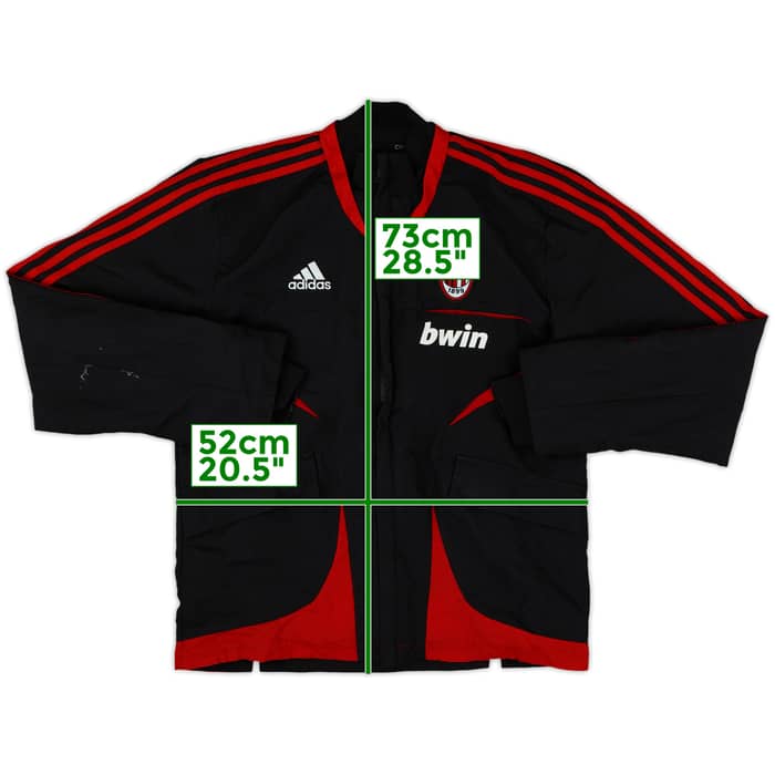 2007-08 AC Milan adidas Track Jacket - 7/10 - (S)